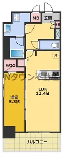 パークゲート栄白川【6階】の間取り