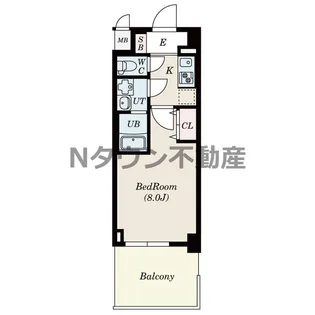S-RESIDENCE志賀本通North【6階】の間取り