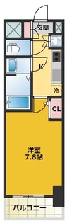 S-RESIDENCE志賀本通North【3階】の間取り