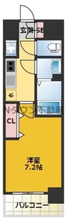 プレサンス名古屋グロウ【11階】の間取り