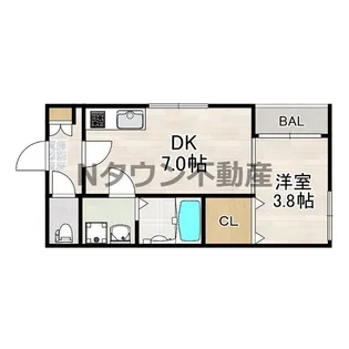 フーハイツ【1階】の間取り