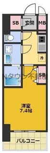 S-RESIDENCE池下駅前【6階】の間取り