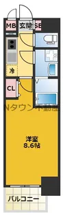 S-RESIDENCE浄心Ⅱ【5階】の間取り