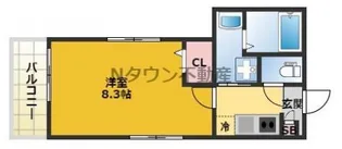 グリーンハイツ【1階】の間取り