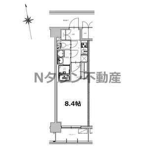 S-RESIDENCE今池beleta(ベレータ)【4階】の間取り