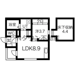 サンフラット【1階】の間取り