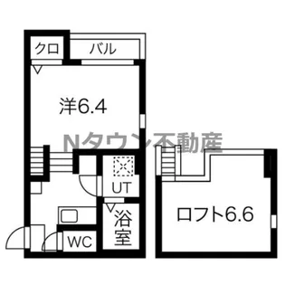 ヴィラ・トゥルヌソル【1階】の間取り