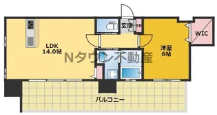 FIRST RESIDENCE SAKAE【501号室】の間取り