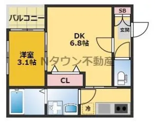 LA LUCE中村公園【3階】の間取り