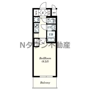 S-RESIDENCE名駅West【9階】の間取り