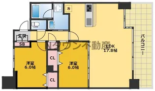 茶屋ヶ坂ライズ【1002号室】の間取り