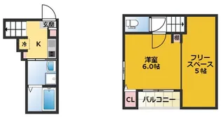 ロレイアム【102号室】の間取り
