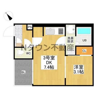 R-SMART 新栄2【3階】の間取り