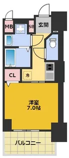 S-RESIDENCE浄心East【11階】の間取り