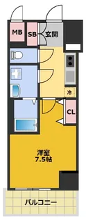 プライマル名古屋今池【4階】の間取り
