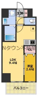 プレサンス鶴舞パークグラッド【8階】の間取り