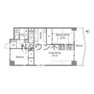 グランシャリオ名駅南【2階】の間取り