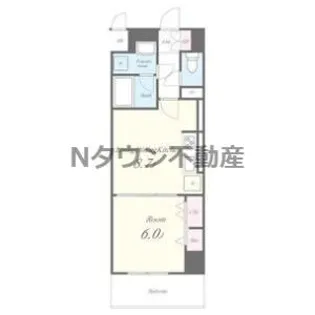 パルファン ドゥ ジョア【6階】の間取り