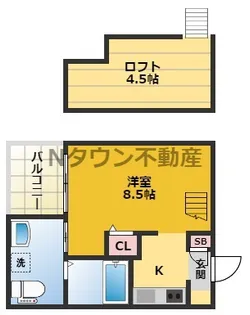 jeunesse堀越(ジュネスホリコシ)【2階】の間取り