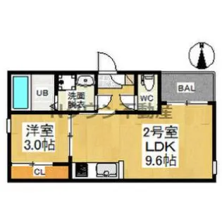 REGALEST名西【1階】の間取り