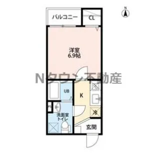 First step 絆(ファーストステップキ【2階】の間取り