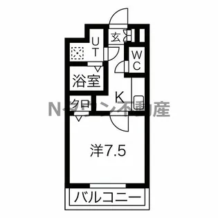 Cieluje中村日赤(シェルジェ中村日赤)【3階】の間取り