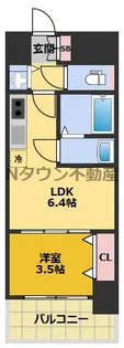 プレサンス上前津エレスタ【2階】の間取り