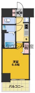 1Kの間取り画像