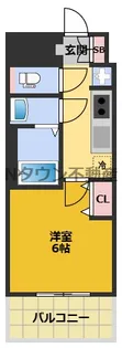 プレサンス太閤通駅前デュプル【11階】の間取り