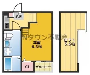 NEXSTAGE Ⅱ【2階】の間取り
