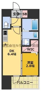 エステムコート名古屋ルノン【15階】の間取り