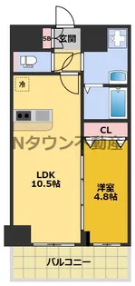 プレサンス上前津オレシア【14階】の間取り