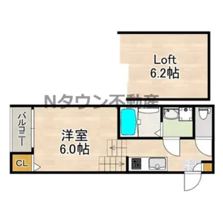 ハーモニーテラス上石川町Ⅵ【1階】の間取り