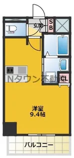 1Kの間取り画像