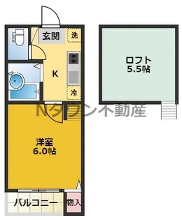 ヴィアトール【1階】の間取り