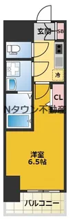 S-RESIDENCE今池駅前【4階】の間取り