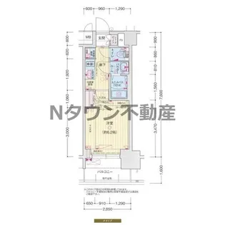 プレサンス ジェネ 上前津【3階】の間取り