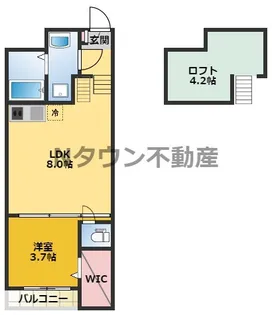 ノースヒル【2階】の間取り