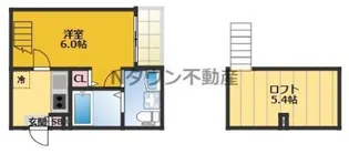 MERMAID GARDEN(マーメイドガーデン)【2階】の間取り