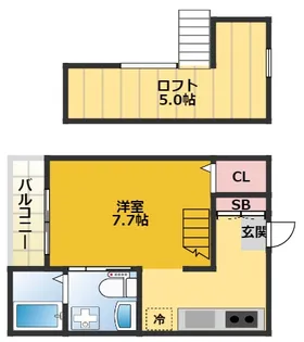 ラウレアハイツ【1階】の間取り