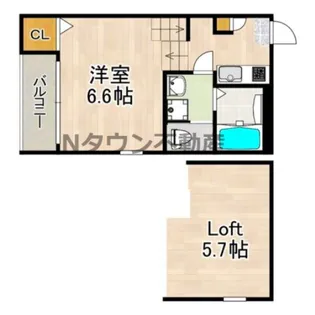 ハーモニーテラス上石川町Ⅵ【2階】の間取り