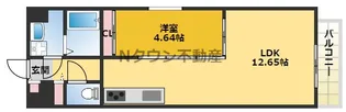 GRANDUKE松原cuore【5階】の間取り