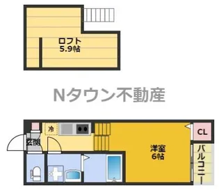 ラピスラズリ【2階】の間取り