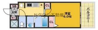 エステムコート名古屋セントリア【13階】の間取り