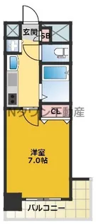 プレサンス桜通アベニュー【306号室】の間取り