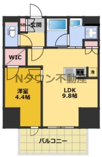 プレサンス丸の内サージュ【11階】の間取り