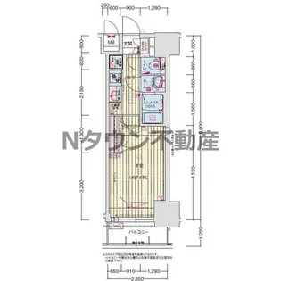 プレサンス上前津オレシア【9階】の間取り
