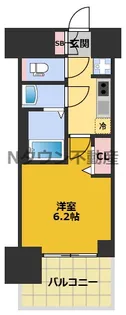プレサンス ジェネ 上前津【6階】の間取り