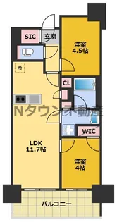 プレサンス名駅南ブリエ【5階】の間取り