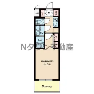 S-RESIDENCE名駅West【14階】の間取り